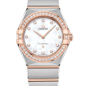 Omega Constellation Manhattan Stahl-Gold mit Brillanten Galli