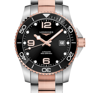 longines-hydroconquest-twotone-black