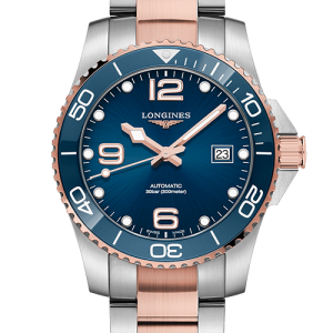 longines-hydroconquest-twotone-blue