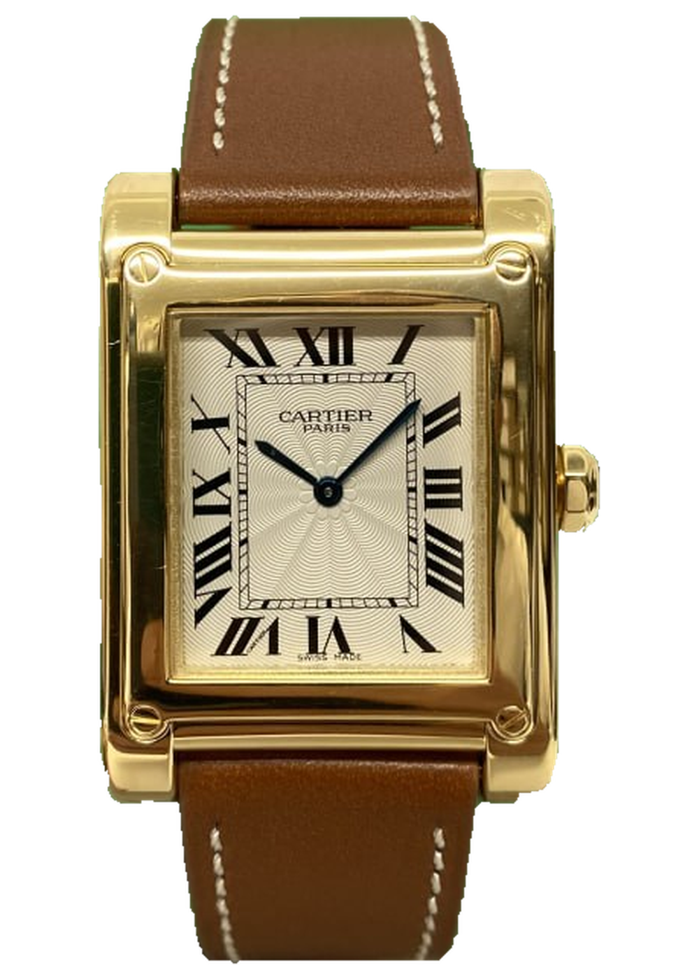 Cartier Tank à Vis CPCP, Frontansicht