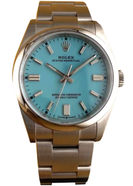 Rolex Oyster Perpetual 36 Tiffany, Frontansicht