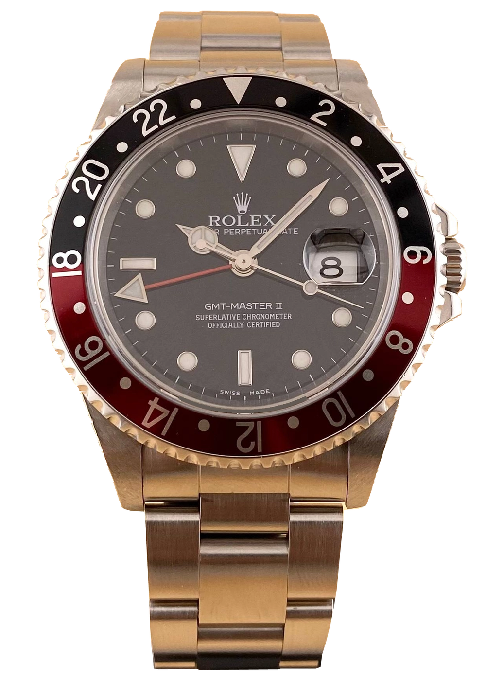 Rolex GMT-Master II, Frontansicht