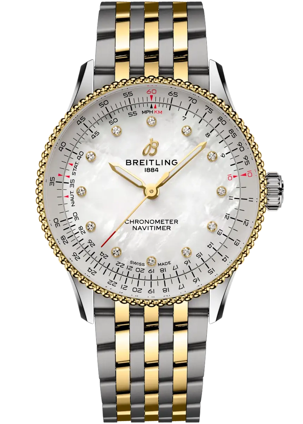Breitling, Navitimer Automatic 36, D173271A1A1D1, Frontansicht
