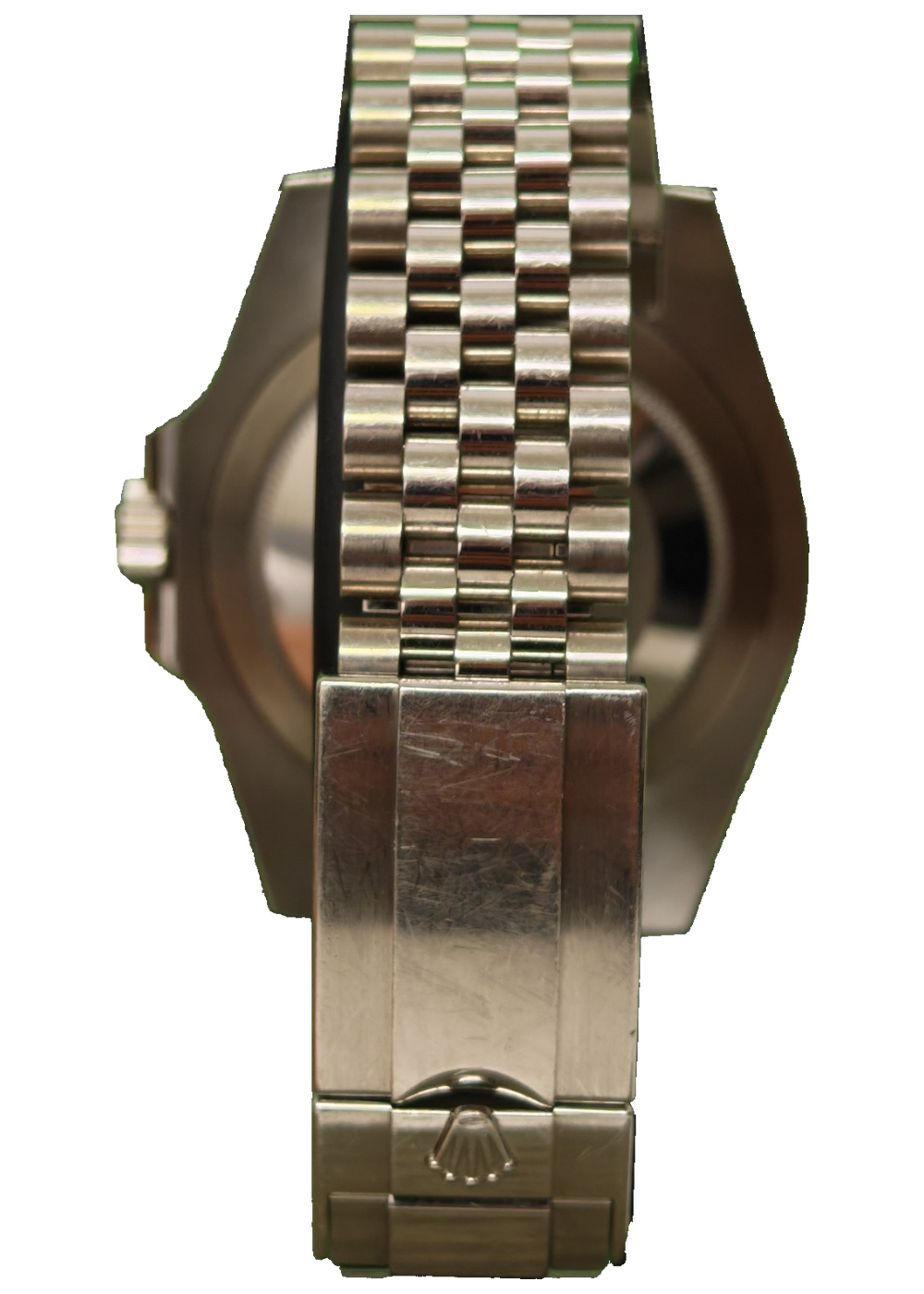 Rolex GMT-Master II Batgirl – Rückansicht und Schliesse