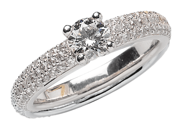 Frieden white-gold ring. Catalogue image for illustration.