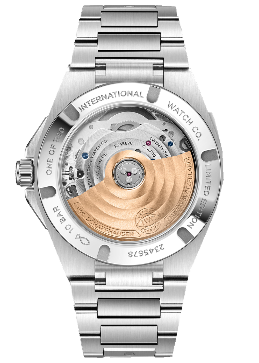 IWC, Ingenieur, IWC Ingenieur Automatic 35 50 Anniversary – Rückseite