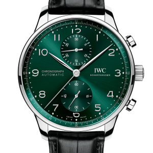 iwc-portugieser-chronograph-green