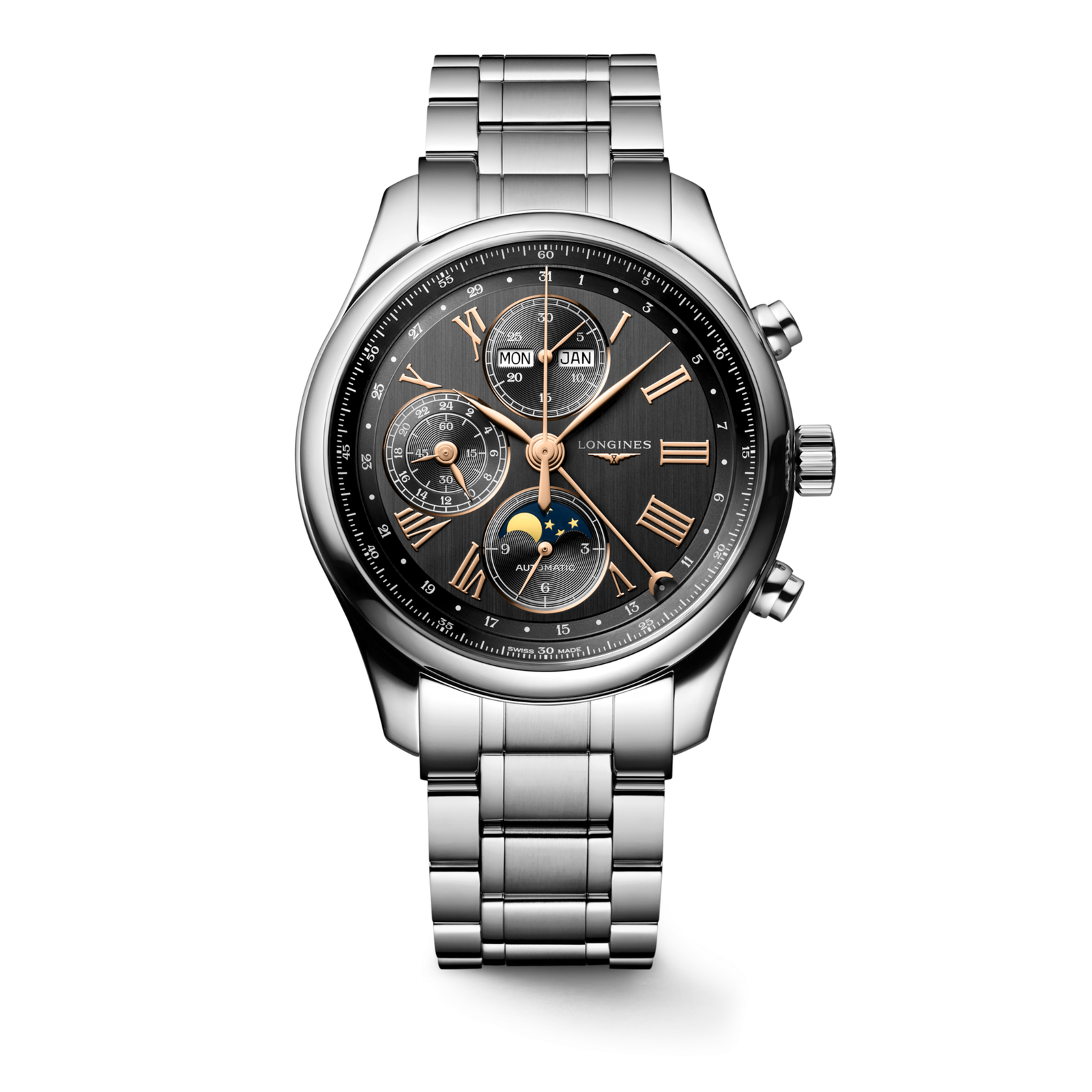 Longines Master Collection Chrono Moonphase L2.773.4.61.6 freigestellt