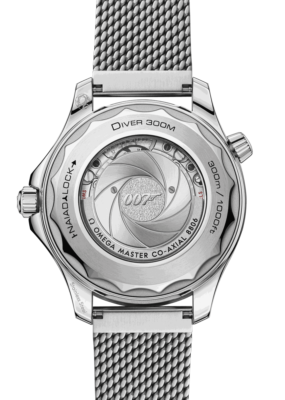 Omega, Seamaster, Omega Seamaster Diver 300M James Bond Edition 210.30.42.20.03.004 – Sichtboden und Rotor