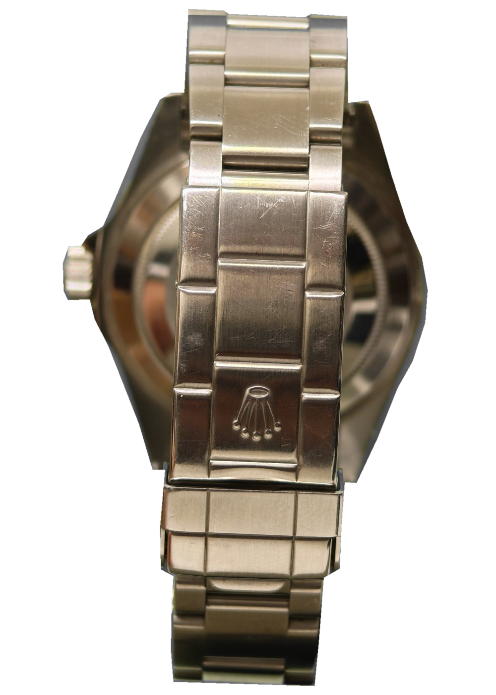 Rolex Submariner Date 16610LV – Rückansicht und Schliesse