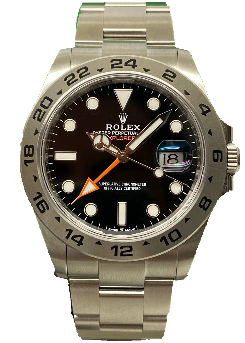 Rolex Explorer II, Frontansicht