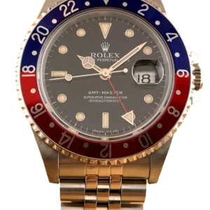 Rolex, Galli CPO, Rolex GMT-Master „Pepsi“ – vollständige Frontansicht