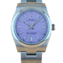 Rolex Oyster Perpetual 34 Lavender Frontansicht