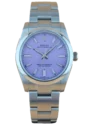 Rolex Oyster Perpetual 34 Lavender Frontansicht