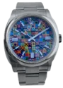 Rolex, Oyster Perpetual 36, Jubilee-Zifferblatt – Frontansicht