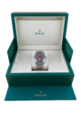 Rolex Oyster Perpetual 36 Jubilee in der Originalbox, Modellabbildung ohne Anhänger