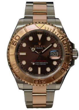 Rolex Yacht-Master 40 in Edelstahl und Roségold – Vorderansicht