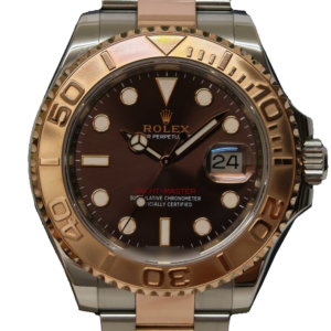 Rolex Yacht-Master 40 in Edelstahl und Roségold – Vorderansicht